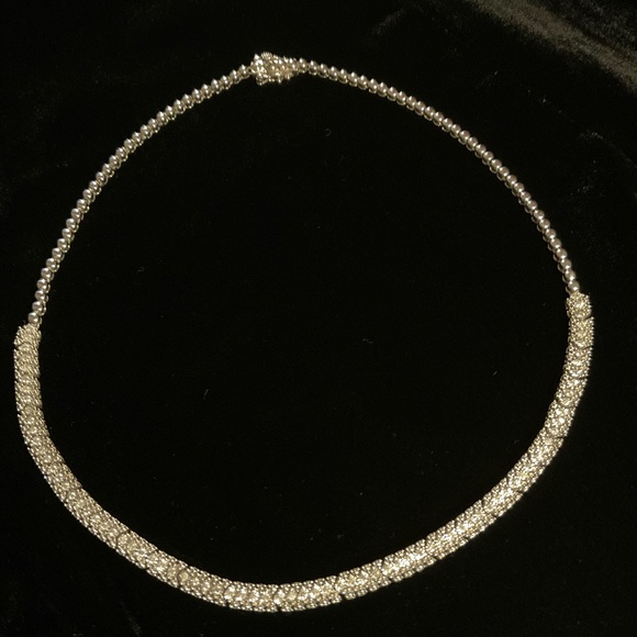 Effy sterling silver and real diamond necklace - Picture 5 of 8